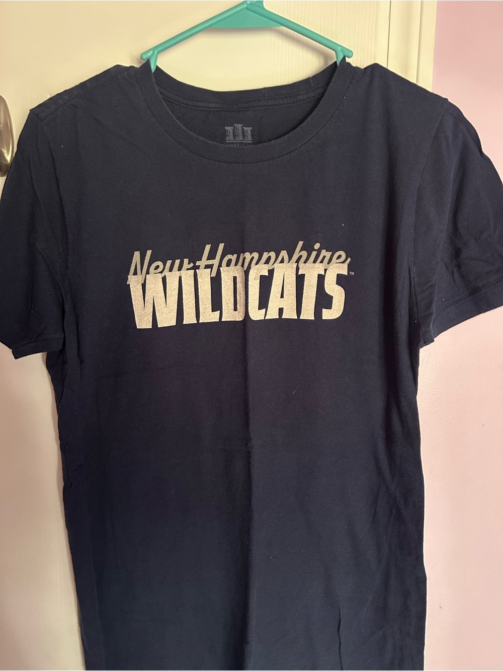 New Hampshire Wildcats Navy Short Sleeve Tee